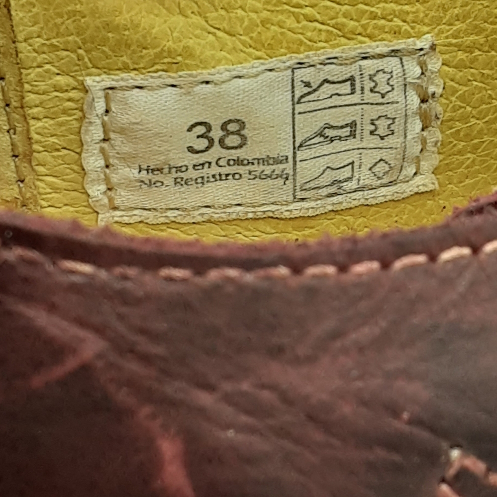 Sergio Tomani Leather Comfort Shoe. Made In Columbia. Size EU 38. - Picture 11 of 14